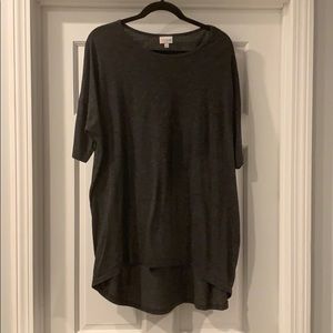 Lularoe Irma xl dark gray Heathered